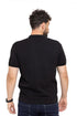 Dots - Black F - S.Knit Polo T-shirt - Khotwh