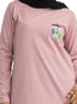 Dusky Orchid-Design 4 Printed Long-Sleeve - Khotwh