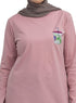 Dusky Orchid-Design 4 Printed Long-Sleeve - Khotwh