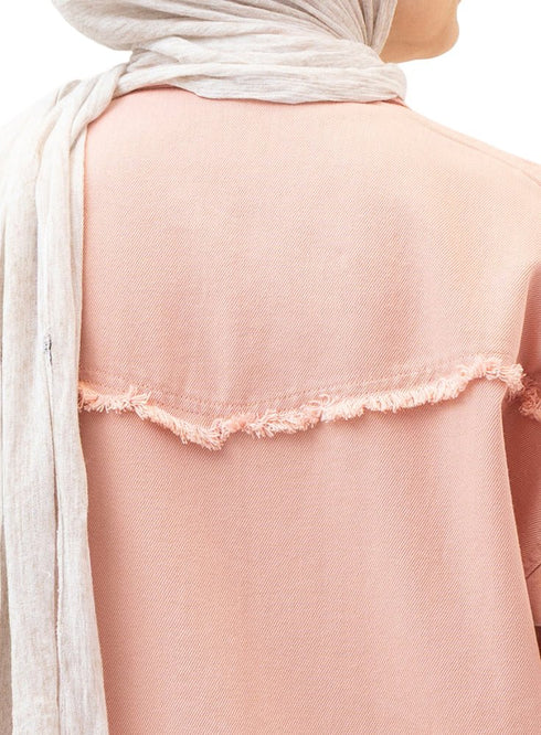 Dusky Orchid Gabardine Jacket 5 - Khotwh