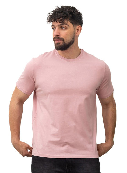 Dusky Orchid Relaxed Round T-Shirt - Khotwh