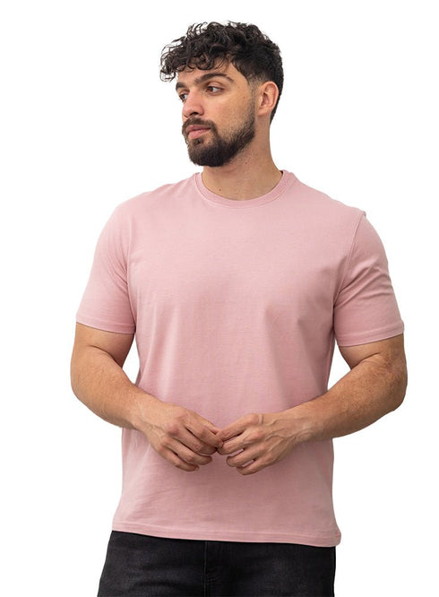 Dusky Orchid Relaxed Round T-Shirt - Khotwh