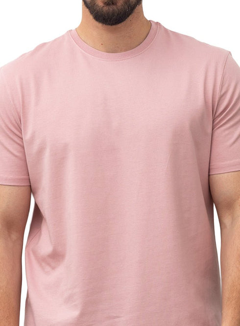 Dusky Orchid Relaxed Round T-Shirt - Khotwh