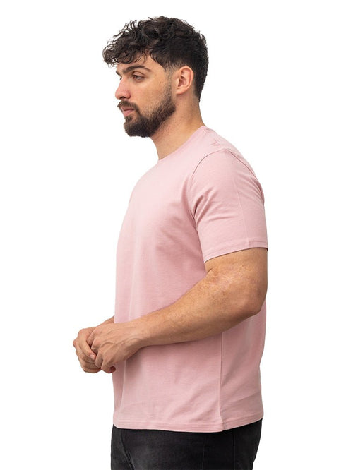 Dusky Orchid Relaxed Round T-Shirt - Khotwh