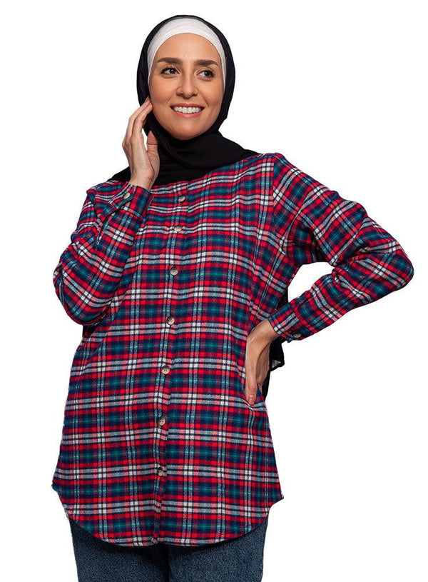 Earth Checkered Shirt - Khotwh