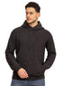F - Black Hoodie Pullover - Khotwh