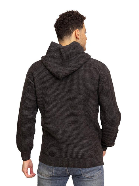 F - Black Hoodie Pullover - Khotwh