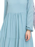 Fair Aqua Basic Dress - Khotwh