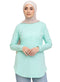 Fair Aqua Curved Long - Sleeve - Khotwh