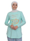 Fair Aqua - Design 28 Printed Long - Sleeve - Khotwh