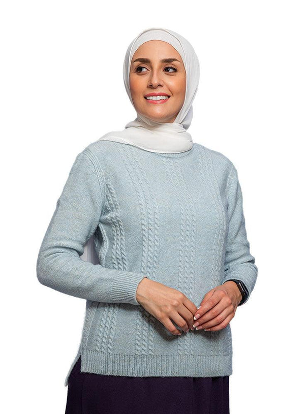 Fair Aqua Plexus Pullover - Khotwh