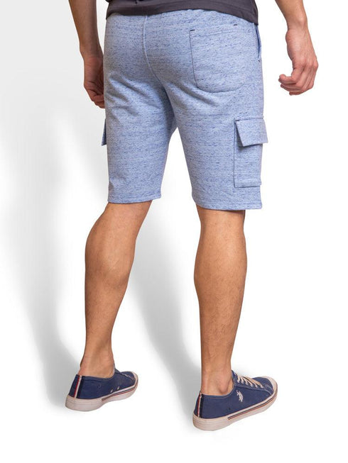 Fancy Baby blue Melton Cargo Short - Khotwh