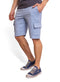 Fancy Baby blue Melton Cargo Short - Khotwh