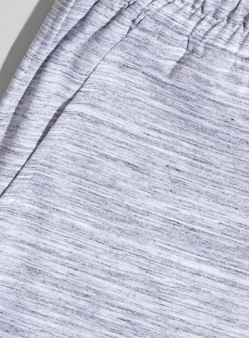 Fancy Grey Melton Short - Khotwh