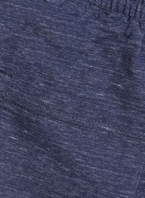 Fancy Indigo Melton Short - Khotwh