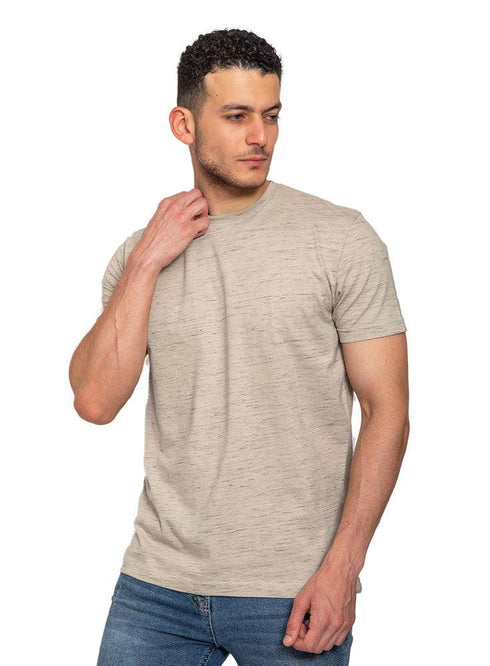 Fancy - Latte Round T-Shirt - Khotwh