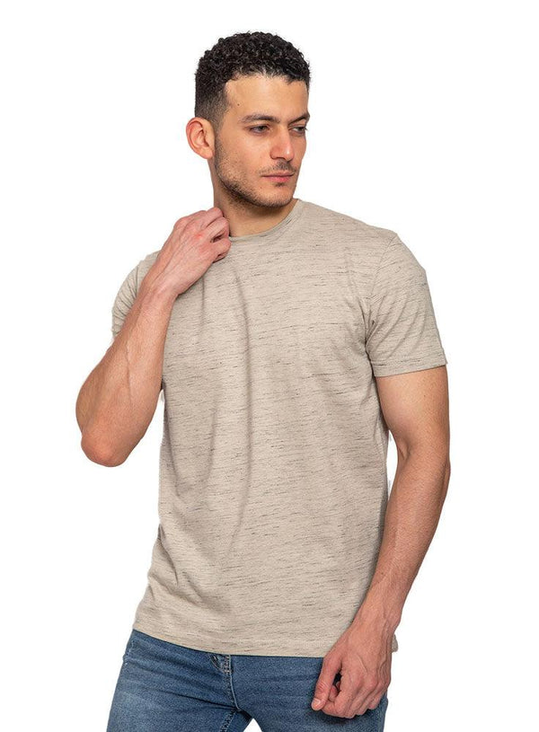 Fancy - Latte Round T-Shirt - Khotwh