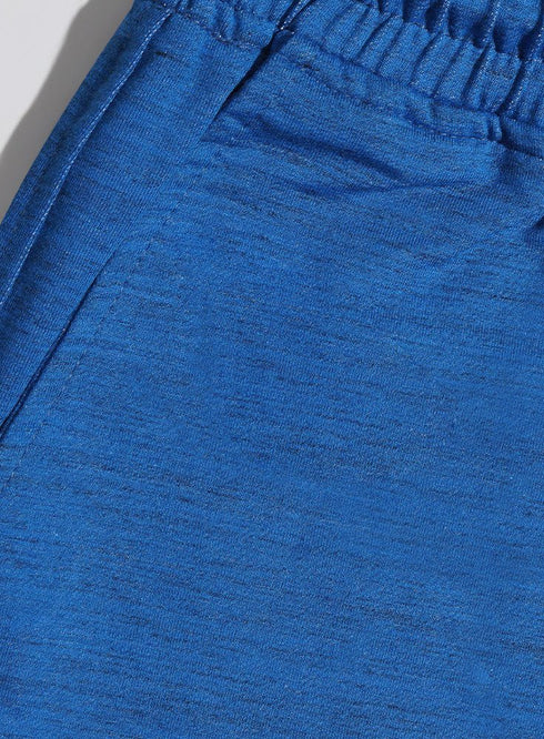 Fancy Royal Blue Melton Short - Khotwh