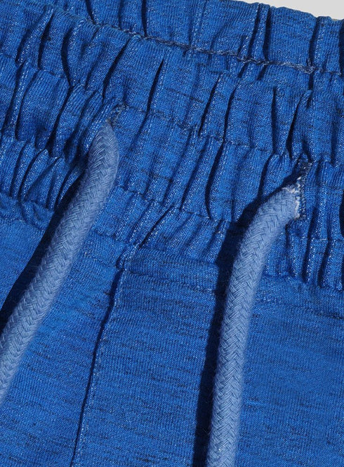 Fancy Royal Blue Melton Short - Khotwh