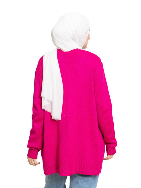 Flowery Basic Pocket Cardigan - Khotwh