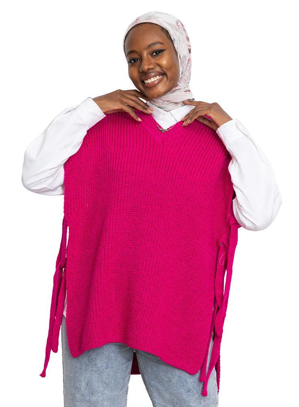 Flowery Cut Belt Pullover - Khotwh