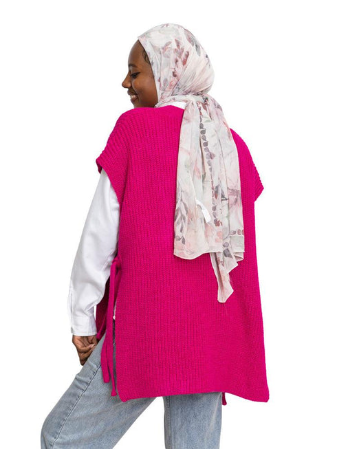 Flowery Cut Belt Pullover - Khotwh