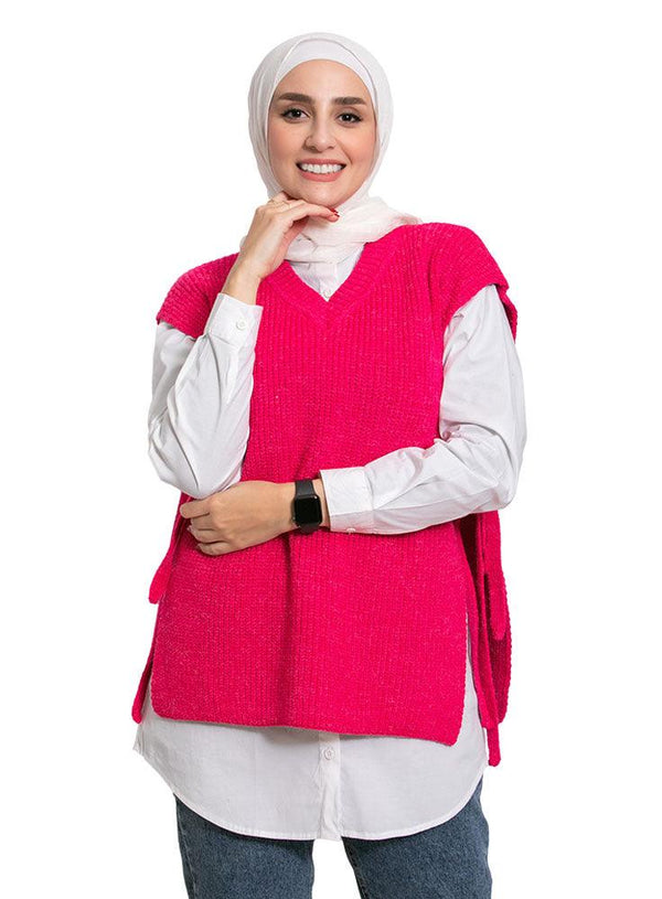 Flowery Cut Pelt Pullover One Size - Khotwh