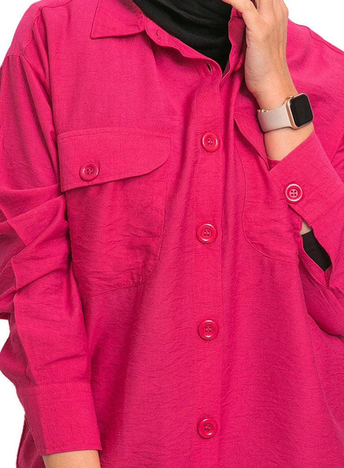 Flowery P - Pocket Shirt - Khotwh