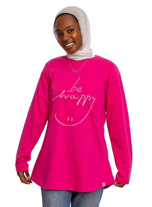 Flowery Printed Long - Sleeve Design 13 - Khotwh