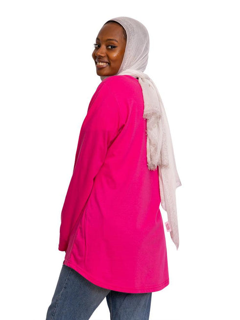 Flowery Printed Long - Sleeve Design 13 - Khotwh