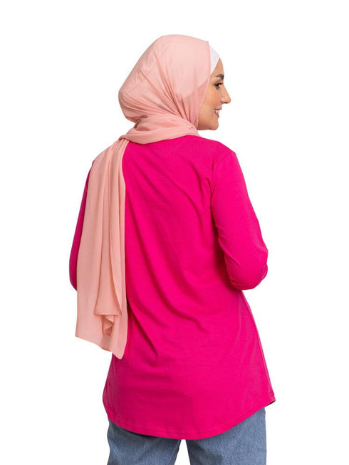 Flowery Printed Long - Sleeve Design 21 - Khotwh