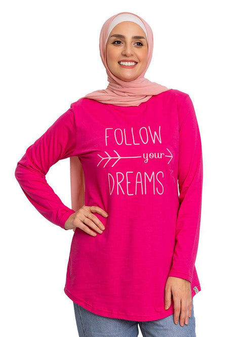 Flowery Printed Long - Sleeve Design 21 - Khotwh