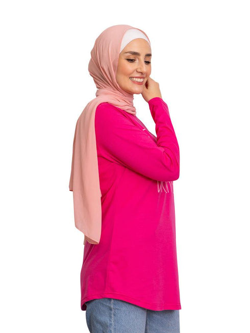 Flowery Printed Long - Sleeve Design 21 - Khotwh