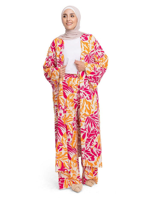 Flowery Printed Suit - Khotwh