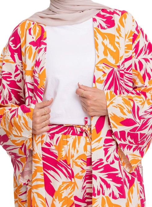 Flowery Printed Suit - Khotwh