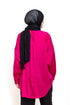 Flowery Satin Over Size Shirt - Khotwh