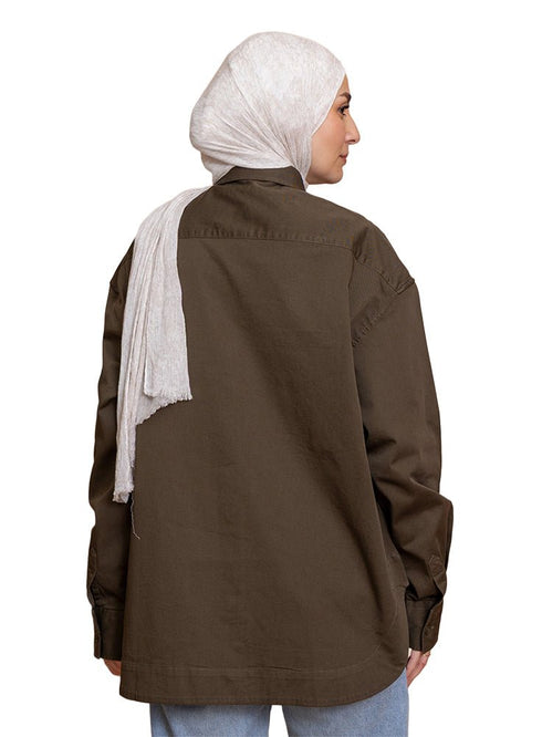 Forest Green Cur - Gabardine Shirt - Khotwh