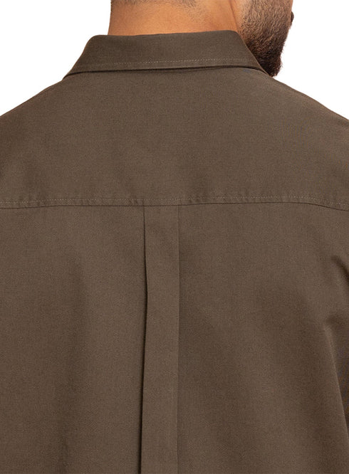 Forest Green Gabardine Shirt - Khotwh