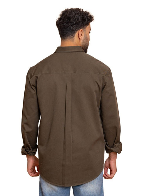 Forest Green Gabardine Shirt - Khotwh