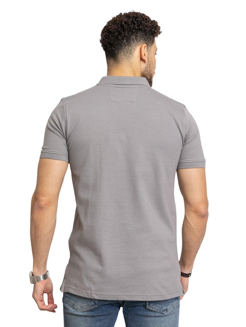 Forest Grey Basic Polo - Khotwh