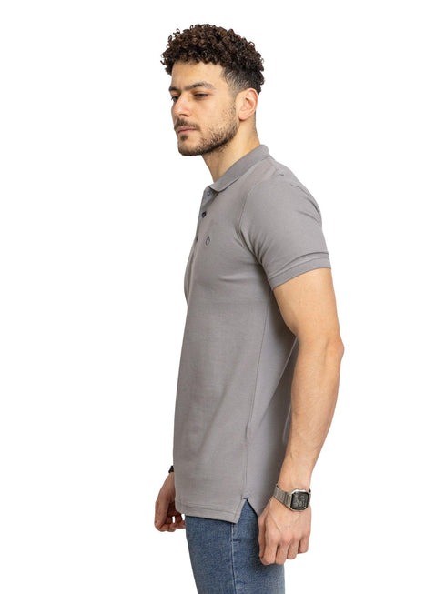 Forest Grey Basic Polo - Khotwh