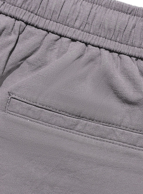 Forest Grey linen short - Khotwh