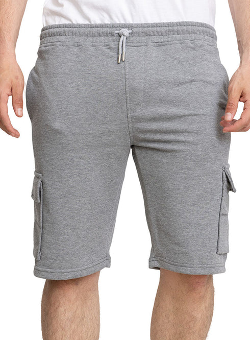 Forest Grey Melton Cargo Short - Khotwh