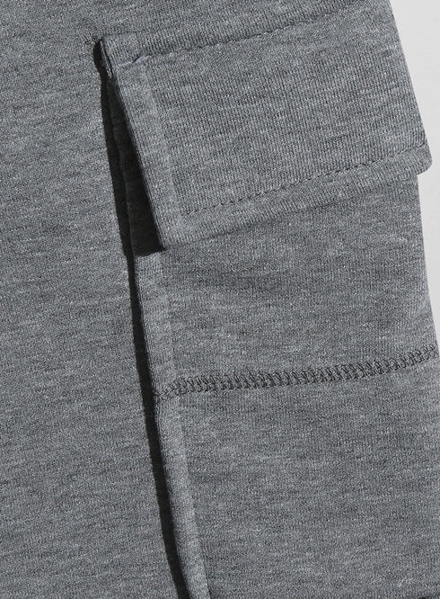 Forest Grey Melton Cargo Short - Khotwh