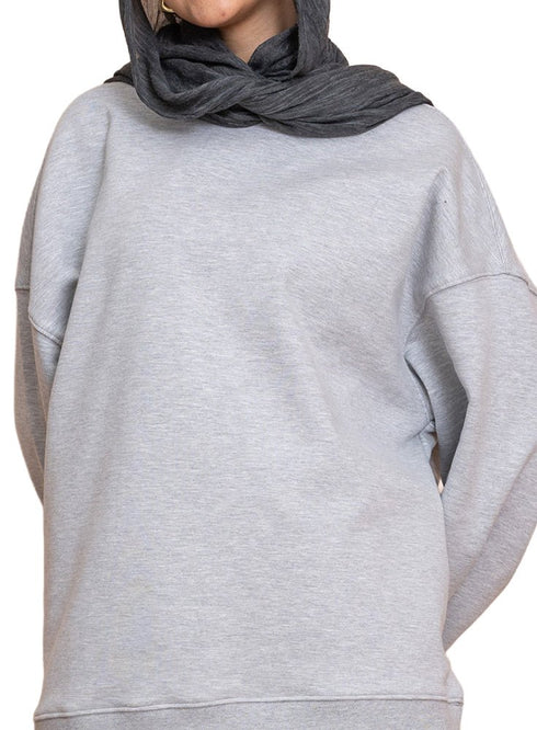 Forest Grey Melton Suit - Khotwh