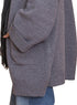 Forest Grey Pocket Velvet Cardigan - Khotwh