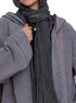 Forest Grey Pocket Velvet Cardigan - Khotwh