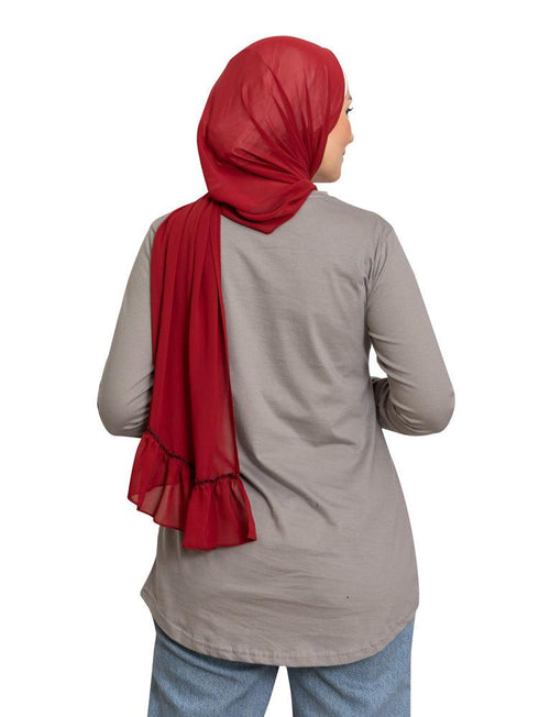 Forest Grey Printed Long - Sleeve Design 13 - Khotwh