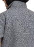 Forest Grey RD - Faux Fur High Neck Sweater - Khotwh