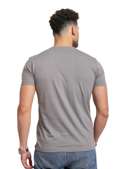 Forest Grey Round T-Shirt - Khotwh